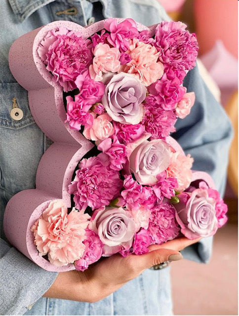 Teddy bear flower arrangement near me online